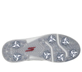 Skechers Men's Presige Golf Shoe- White/Grey