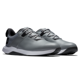 FootJoy 2024 Men's ProLite Golf Shoe- Grey/Charcoal/White