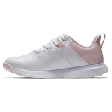 FootJoy 2024 Women's ProLite Golf Shoe- White/Pink