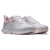 FootJoy 2024 Women's ProLite Golf Shoe- White/Pink