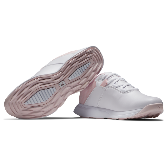 FootJoy 2024 Women's ProLite Golf Shoe- White/Pink