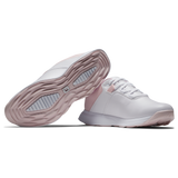 FootJoy 2024 Women's ProLite Golf Shoe- White/Pink