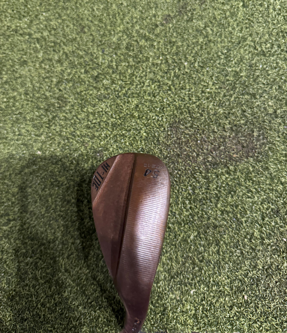 TaylorMade Milled Grind Hi Toe Copper 54.10* Wedge, Dynamic Gold Tour Issue S400, RH