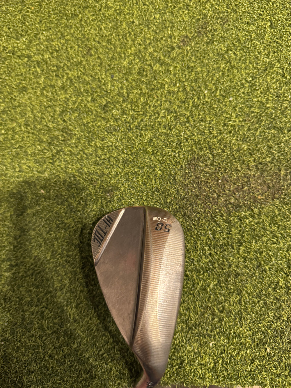 TaylorMade Milled Grind Hi Toe Copper 58.08* Wedge, Dynamic Gold Tour Issue S400, RH