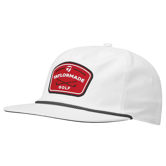 TaylorMade Dayton Rope Snapback Adjustable Hat- White