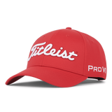 Titleist Tour Performance Adjustable Hat- Red/White