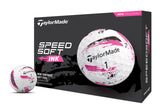 TaylorMade SpeedSoft Ink Golf Balls- Dozen