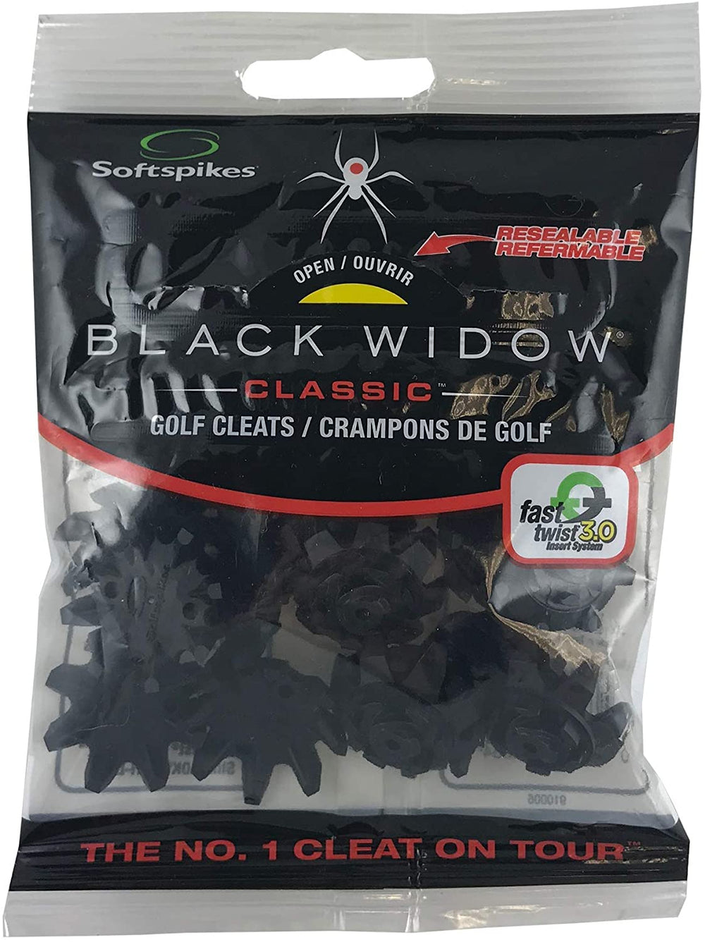 SoftSpikes Black Widow- Fast Twist Spikes